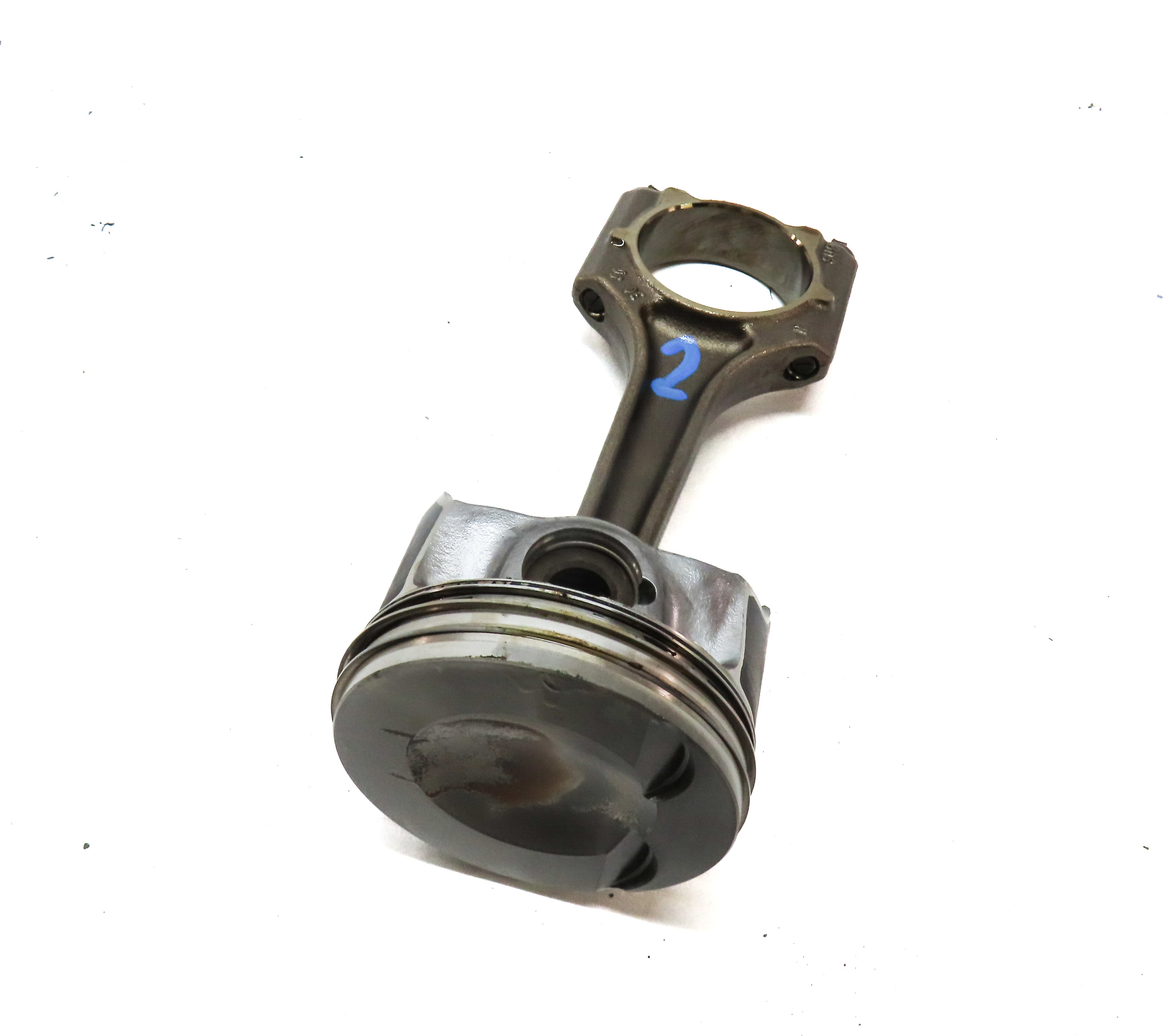 2015-2018 AUDI Q3 (8U) 2.0L CCTA TURBO ENGINE PISTON w/ CONNECTING ROD — exact item pictured